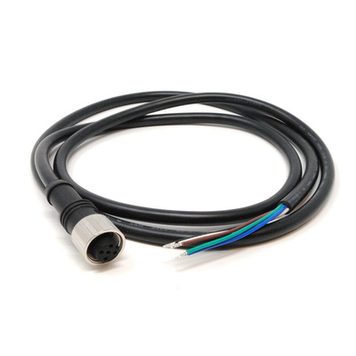 MOXA 5 Core Power Cable, 1m, Black, Power