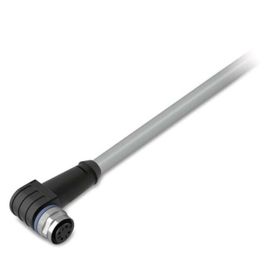 Wago 4 Core Power Cable, 4 x 0.75 mm², 5m, Grey, Power, 4 A, 250 V ac/dc