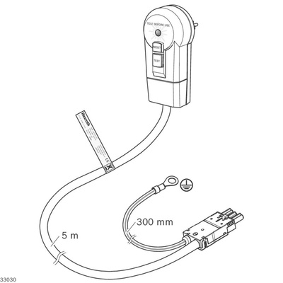 Bosch Rexroth Power Cable, 5m, Orange Polyvinyl Chloride PVC Sheath, PVC