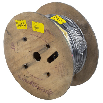 Prysmian 3 Core Power Cable, 6 mm², 50m Armoured, Black Low Smoke Zero Halogen (LSZH) Sheath, 56 A, 1 kV