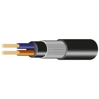 Prysmian 4 Core Power Cable, 16 mm², 50m Armoured, Black Low Smoke Zero Halogen (LSZH) Sheath, 99 A, 1 kV