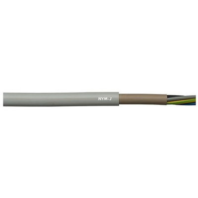 Lapp 5 Core Power Cable, 2.5 mm², 50m, Grey PVC Sheath, 25 A, 500 V