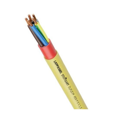 Lapp 3 Core Power Cable, 1.5 mm², 50m, Yellow Polyurethane PUR Sheath, Multicore, 500 V