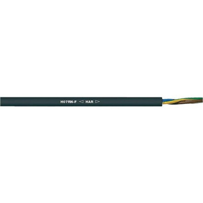 Lapp 4 Core Power Cable, 1.5 mm², 50m, Black Rubber Sheath, 18 A, 450/750 V