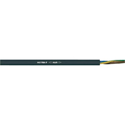 Lapp 4 Core Power Cable, 1.5 mm², 100m, Black Rubber Sheath, 18 A, 450/750 V