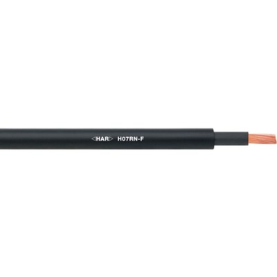 Lapp 5 Core Power Cable, 4 mm², 100m, Black Rubber Sheath, H07RNF, 34 A, 450/750 V