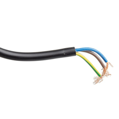 RS PRO Unterminated Type G UK Plug Power Cord, 6m
