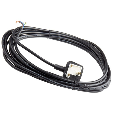 RS PRO Unterminated Type G UK Plug Power Cord, 6m
