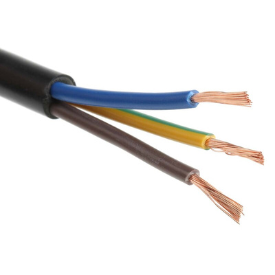 RS PRO Unterminated Type G UK Plug Power Cord, 2m