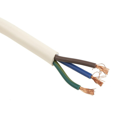 RS PRO Unterminated Type F German Plug Power Cord, 2m
