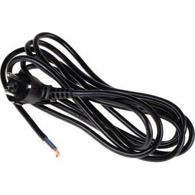 RS PRO Unterminated Type F German Plug Power Cord, 3m