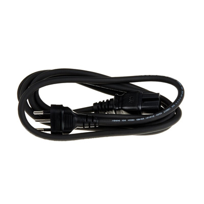 RS PRO IEC C15 Socket to Type J Swiss Plug Power Cord, 2m