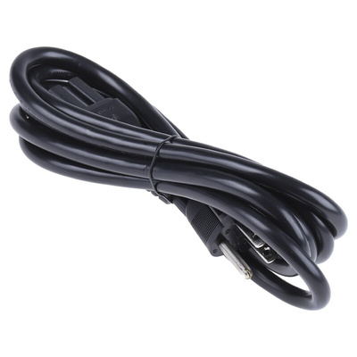 RS PRO IEC C15 Socket to Type B US Plug Plug Power Cord, 2m