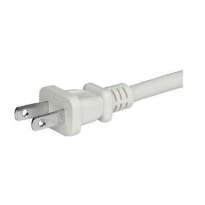 Schurter IEC C17 Socket to Type A US Plug Plug Power Cord, 2m