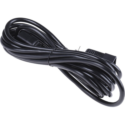 RS PRO IEC C19 Socket to IEC C20 Plug Power Cord, 5m