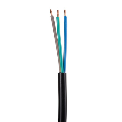 RS PRO Type J Swiss Plug Plug to Unterminated Power Cord, 5m