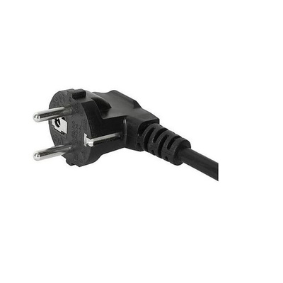 Schurter Right Angle IEC C13 Socket to Right Angle CEE 7/7 Plug Power Cord, 2m
