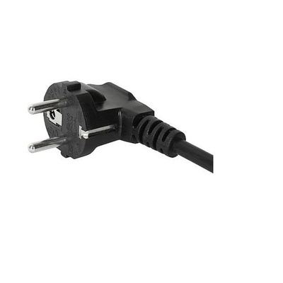 Schurter Right Angle IEC C13 Socket to Right Angle CEE 7/7 Plug Power Cord, 2.5m