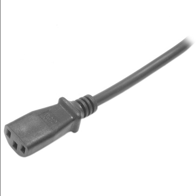 StarTech.com Right Angle CEE 7/7 Plug to Straight IEC C13 Socket Power Cord, 2m