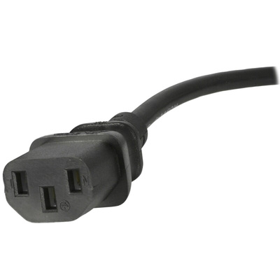 StarTech.com Right Angle Type G UK Plug to Straight IEC C13 Socket Power Cord, 1.8m