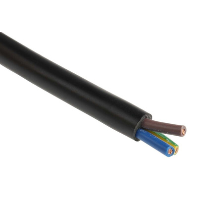 RS PRO Unterminated CEE 7/7 Plug Power Cord, 2.5m