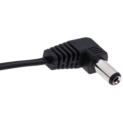 RS PRO 2.1mm DC Power Plug to Unterminated Power Cord, 1.8m