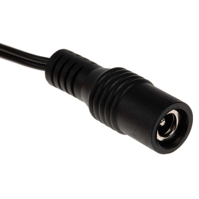 RS PRO 2.1mm DC Power Socket to Unterminated Power Cord, 1.8m