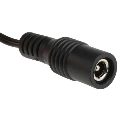 RS PRO 2.5mm DC Power Socket to Unterminated Power Cord, 1.8m
