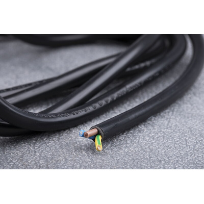 RS PRO IEC C13 Socket to Unterminated Socket Power Cord, 2m