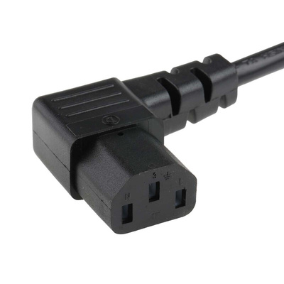 RS PRO IEC C13 Socket to Unterminated Power Cord, 2m
