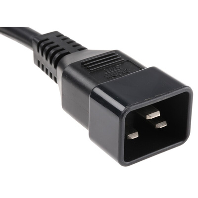 Schaffner IEC C19 Socket to IEC C20 Plug Power Cord