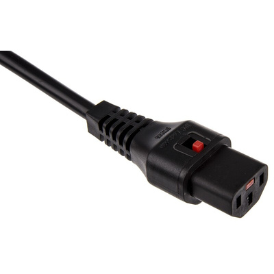 Schaffner IEC C13 Socket to Unterminated Power Cord