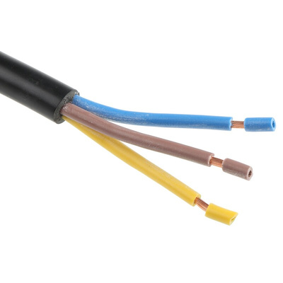 Schaffner IEC C19 Socket to Unterminated Power Cord