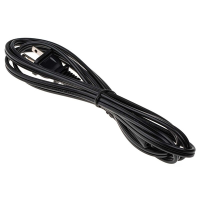 Phihong IEC C7 Socket to Type A US Plug Plug Power Cord, 1.8m
