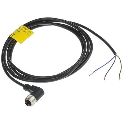 RS PRO Female 4 way M12 to Unterminated Sensor Actuator Cable, 2m