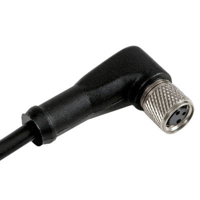 RS PRO Right Angle Female 3 way M8 to Unterminated Sensor Actuator Cable, 2m
