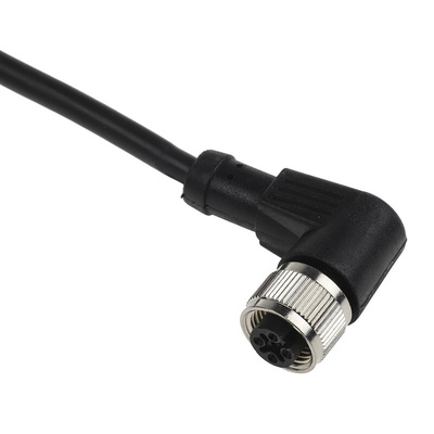 RS PRO Right Angle Female 5 way M12 to Unterminated Sensor Actuator Cable, 5m