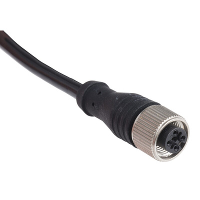 RS PRO Female 4 way M12 to Unterminated Sensor Actuator Cable, 2m