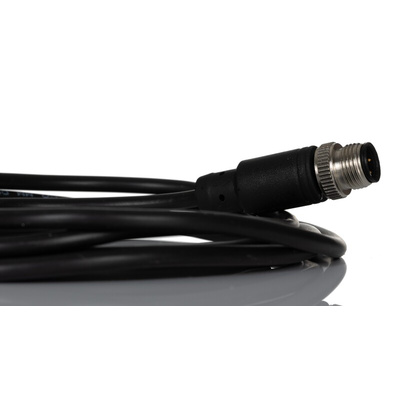 RS PRO Straight Male 4 way M12 to Unterminated Sensor Actuator Cable, 2m