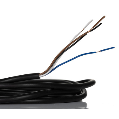 RS PRO Straight Male 4 way M12 to Unterminated Sensor Actuator Cable, 2m