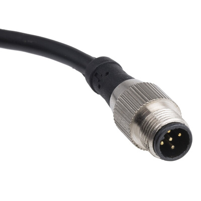 RS PRO Male 5 way M12 to Unterminated Sensor Actuator Cable, 2m