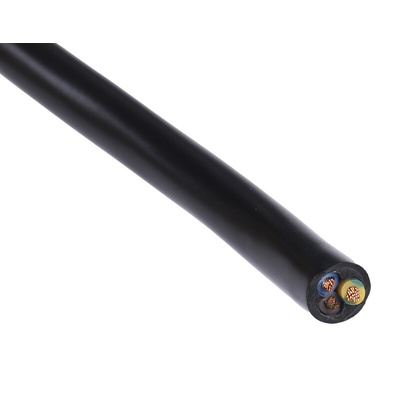 RS PRO IEC C13 Socket to Unterminated Socket Power Cord, 5m