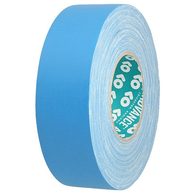 Advance Tapes AT160 Matt Blue Cloth Tape, 19mm x 50m, 0.33mm Thick