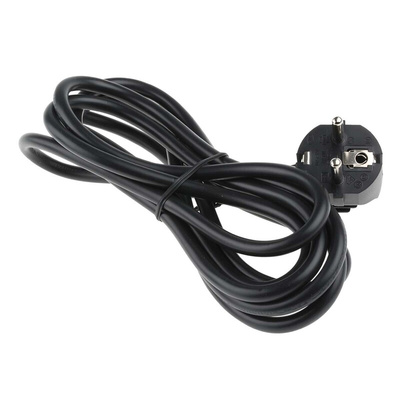 RS PRO Unterminated Type F German Plug Power Cord, 2.5m