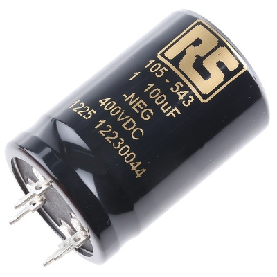 KEMET 100μF Electrolytic Capacitor 400V dc, Through Hole - ALP20A101BB400