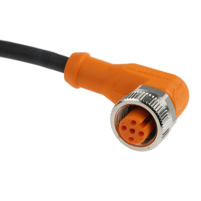 ifm electronic Female 4 way M12 to Unterminated Sensor Actuator Cable, 2m