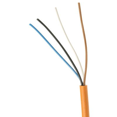 ifm electronic Female 4 way M12 to Unterminated Sensor Actuator Cable, 5m