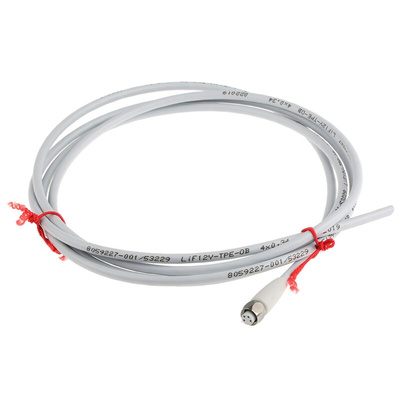Sick Straight Female 4 way M8 to 4 way Unterminated Sensor Actuator Cable, 2m