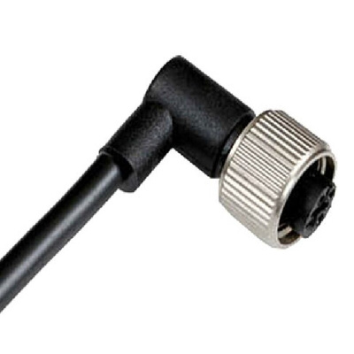 RS PRO Right Angle Female 4 way M12 to Unterminated Sensor Actuator Cable, 5m