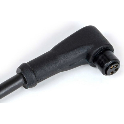 RS PRO Right Angle Female 4 way M8 to Unterminated Sensor Actuator Cable, 5m